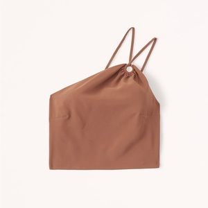 Abercrombie Asymmetrical One Shoulder Tank S